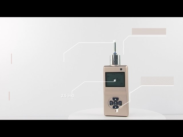 Cina ES20B portable gas detector for NO2 , 0-20ppm, with sound light vibration alarm system Dijual